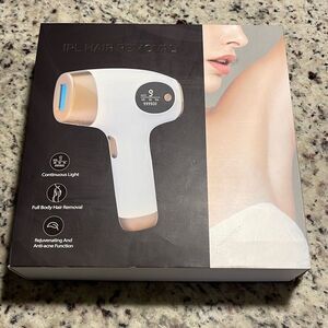 IPL Hair Removal Device - White and Gold